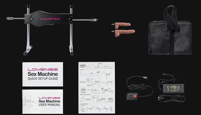 unboxing maquina de sexo de lovense